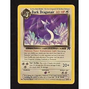 Pokemon Card Dark Dragonair team rocket 33/81 WOTC Neo Genesis Rare